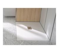 Kinedo Kinefirst neo Receveur de douche - 90x120cm - à monter/à encastrer - sciable - biocryl/biolith - Blanc mat rd474ad
