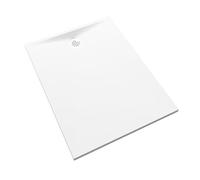 KINEDO - Receveur douche Kinesurf Nova - en Biocryl et Biotec - 140 x 90 cm - Blanc Brillant - Bonde extra-plate - Fabriqué en France