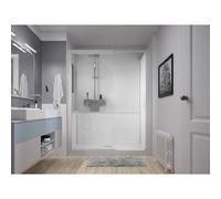 Kinemagic7 Design 140X70 Niche Solo Basse Transparent Thermostatique - KINEDO KT-1407-NBS-TN3-XD2