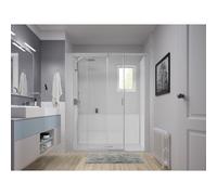 Kinemagic7 Design 170X70 Niche Coulissant Mixte Transparent Thermostatique - KINEDO KT-1707-NMC-TN3-XDP