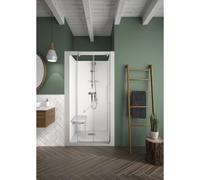 Kinemagic7 Sérénité 100x90 Niche Pivotant Haute Transparent Mécanique - KINEDO KT-1009-NHP-TN2-GSL