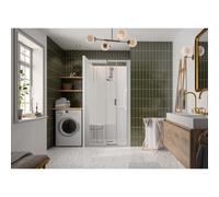 Kinemagic7 Sérénité+ 120x80 Niche Coulissant Haute Dépoli 1 bande Thermostatique - KINEDO KT-1208-NHC-DB3-GSP5