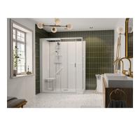 Kinemagic7 Sérénité+ 160x90 Angle Coulissant Haute Transparent Thermostatique - KINEDO KT-1609-AHC-TN3-GSPM