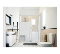 Kinemagic7 Sérénité 170x70 Niche Coulissant Mixte Dépoli 1 bande Mécanique - KINEDO KT-1707-NMC-DB2-GSM