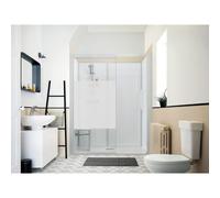 Kinemagic7 Sérénité 170x80 Niche Solo Haute Dépoli 1 bande Thermostatique - KINEDO KT-1708-NHS-DB3-GSD