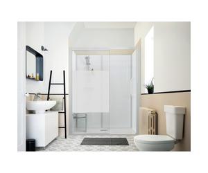 Kinemagic7 Sérénité 170x80 Niche Solo Haute Dépoli 1 bande Thermostatique - KINEDO KT-1708-NHS-DB3-GSD