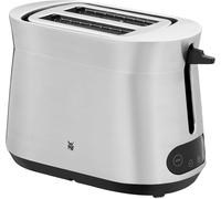Kineo Grille-Pain En Acier Inoxydable,Double Fente Avec Grille Réchauffe-Viennoiseries,2 Tranches,10 Niveaux De Brunissement,980 W,Acier Inoxydable Mat