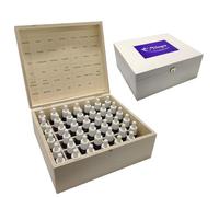 KINEPHARMA | Kit de Fleurs de Bach 15 ml avec Boîte en Bois | Lot de 38 Fleurs de Bach | Comprend les 38 Fleurs de Bach + 3 Sauvetages et 1 Bouteille Mélangeuse