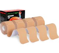 Kinesiology Tape 5m-Kinesiology Tape-Sport Tape Beige Ideal For Muscle,Joints And Tendons-20 Pre-Cut Kinesiology Tapes 5cm X 25cm (Pack Of 4)