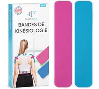 Kinesiotape-30 Pieces Blue + Pink (25cm X 5cm) Pre-Cut Kinesiology TapePhysio And Sports TapeWaterproof And ElasticSkin Friendly Tape
