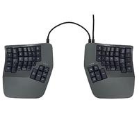 Kinesis Advantage360 Clavier ergonomique divisé - USB-C | Commutateurs mécaniques silencieux | Entièrement programmable | Forme profilée | Tente réglable | Touches PBT