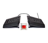 KINESIS Freestyle Edge RGB Plus Split Clavier mécanique | Commutateurs linéaires à chaud | RGB | Ergonomique | Support de paume amovible | Entièrement programmable | Touches Mac incluses | Kit de