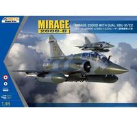 Kinetic K48120 - 1/48 MIRAGE 2000B/D/N Avec LGB - Neuf