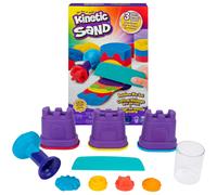 Kinetic Sand Coffret Arc-En-Ciel 390 G + 6 Accessoires