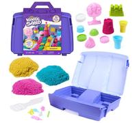 Kinetic Sand, Coffret Sandyland avec 907 g de sable à modeler, plus de 15 outils et bac à sable pliable pour jouer et ranger, jouets sensoriels créatifs pour les enfants à partir de 3 ans