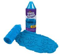 Kinetic Sand, Crayon Stamp N' Roll avec 85 g de sable de jeu bleu, jouets pour tout-petits, jouets créatifs pour filles et garçons à partir de 3 ans