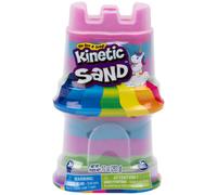 Kinetic Sand Lot de 2 contenants multicolores licorne arc-en-ciel de 141,7 g pour enfants de 3 ans et plus