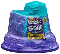 Kinetic Sand, Mini Castle Little Mermaid, 170g Shimmer Sand, Magic Purple Sand,