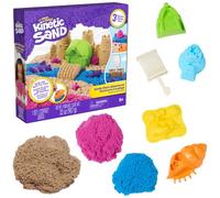 Kinetic Sand Sable Magique - Aventures Plage 907 G - Jouet Enfant | Original de Suède, avec 4 moules, favorise la motricité fine, le jeu sensoriel