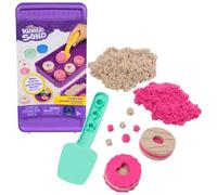 Kinetic Sand Sable Magique - Boite À Biscuits 227 G - Jouet Enfant | 2 Couleurs - 3 Outils Et Accessoires - Idéal Pour Sculpter Des Faux Buiscuits - Jeu Et Rangement Pratiques - Dès 3 Ans