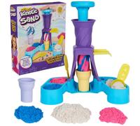 Spin Master - Kinetic Sand Sable magique Machine à glaces 396 g + 4 accessoires - 5+