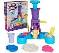 Kinetic Sand Sable Magique - Machine Glaces 396 G + 4 Accessoires - Fabrique De Glaces À L'italienne - Sculptez À l'Infini Ce Sable Magique Comme De La Pâte À Modeler - Jouet Enfant 5 Ans Et +