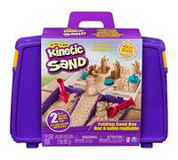 KINETIC SAND SABLE MAGIQUE - Mallette D'activités 907 G - Emporte Ton Sable À Modeler Partout Avec La Malette Repliable & Sculpte Tes Créations Comme De La Pâte À Modeler - Jouet Enfant 3 Ans Et +