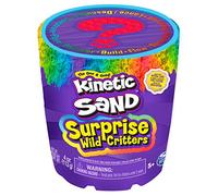 Kinetic Sand Surprise Sable cinétique coloré de Suède avec figurine animale et accessoires pour jeu créatif de sable d'intérieur pour enfants à partir de 3 ans 113 g