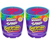 Kinetic Sand Surprise Sable cinétique coloré de Suède avec Figurine Animale et Accessoires pour Jeu créatif de Sable d'intérieur pour Enfants à partir de 3 Ans 113 g (Lot de 2)