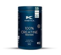 Kinetica 100% Créatine en poudre 500g, Monohydrate de Créatine, 147 portions, poudre de créatine pour athlètes, conforme à l'AMA, facilement soluble, végétarienne, sans gluten