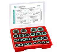 KINETICS LINE Coffret de 320 Joints Plat en Fibre (3/8 Pouce à 1 Pouce) pour Plomberie Chauffage Climatisation Robinets Pompes Domestiques et Industrielles (Jusqu'À 180°C)