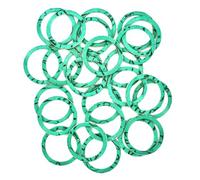 KINETICS LINE Joint Plat en Fibre 30 x 24 x 2 mm pour Joint 1" Ordinarie (26/34 mm) 25 Pièces Plomberie, Chauffage, Climatisation, Robinets, Pompes, Domestiques et Industrielles (Jusqu'À 180°C)