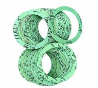 KINETICS LINE Joint Plat en Fibre 61.5 x 47 x 2 mm pour Joint 2" 1/2 25 Pièces Plomberie, Chauffage, Climatisation, Robinets, Pompes, Domestiques et Industrielles (Jusqu'À 180°C)