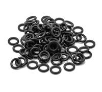 KINETICS LINE Joints Toriques NBR 70 Shore (6,40 x 1,90 mm) - Lot de 100 Pièces - Anneaux en Caoutchouc pour Diverses Applications (-30°C à 125°C)