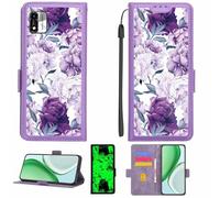 Kinetijy Coque Compatible pour KONROW Star 55 Max Coque Étui Housse Case Support [avec Film Protecteur HD d'une dureté de 9H] [Blocage RFID][Effet Lumineux Sombre] LPT-ZSH