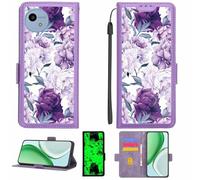 Kinetijy Coque Compatible pour Sharp AQUOS wish4 biz SH-M27 SH-52E Coque Étui Housse Case Support [avec Film Protecteur HD d'une dureté de 9H] [Blocage RFID][Effet Lumineux Sombre] LPT-ZSH