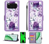 Kinetijy Coque Compatible pour Volla Phone Quintus Coque Étui Housse Case Support [avec Film Protecteur HD d'une dureté de 9H] [Blocage RFID][Effet Lumineux Sombre] LPT-ZSH