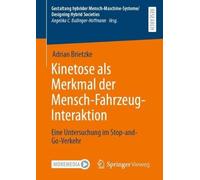 Kinetose Als Merkmal Der Mensch-Fahrzeug-Interaktion