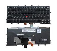 KinFor Clavier pour rétro-éclairé pour Lenovo IBM Thinkpad X230S X240 X240 X240 X250 X260 04X0177 0C43982 04X0215 (Noir)