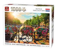 King 5721 Puzzle Lever de Soleil sur Amsterdam 1000 pièces, 68 x 49 cm