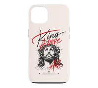 King Above All Jesus Christ Philippians 2:9-11 Verse biblique Coque pour iPhone 13