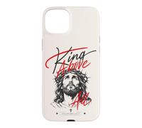 King Above All Jesus Christ Philippians 2:9-11 Verse biblique Coque pour iPhone 15 Plus