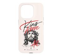 King Above All Jesus Christ Philippians 2:9-11 Verse biblique Coque pour iPhone 15 Pro