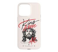King Above All Jesus Christ Philippians 2:9-11 Verse biblique Coque pour iPhone 15 Pro Max