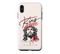 King Above All Jesus Christ Philippians 2:9-11 Verse biblique Coque pour iPhone XS Max