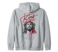 King Above All Jesus Christ Philippians 2:9-11 Verse biblique Sweat à Capuche