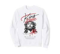 King Above All Jesus Christ Philippians 2:9-11 Verse biblique Sweatshirt