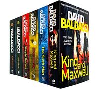 King and Maxwell Series 6 Books Collection Set by David Baldacci (Split Second, Hour Game, Simple Genius, First Family, Sixth Man & King and Maxwell)