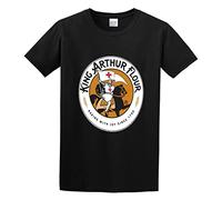 King Arthur Flour Logo Keep Warm Trend Casual Painting Long Sleeves T-Shirt Black 3XL