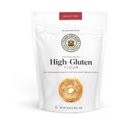 King Arthur Haute farine de gluten, contient de la farine de blé (farine de blé, malt d'orge), haute protéine, 1,4 kg, blanc, 1,3 l
